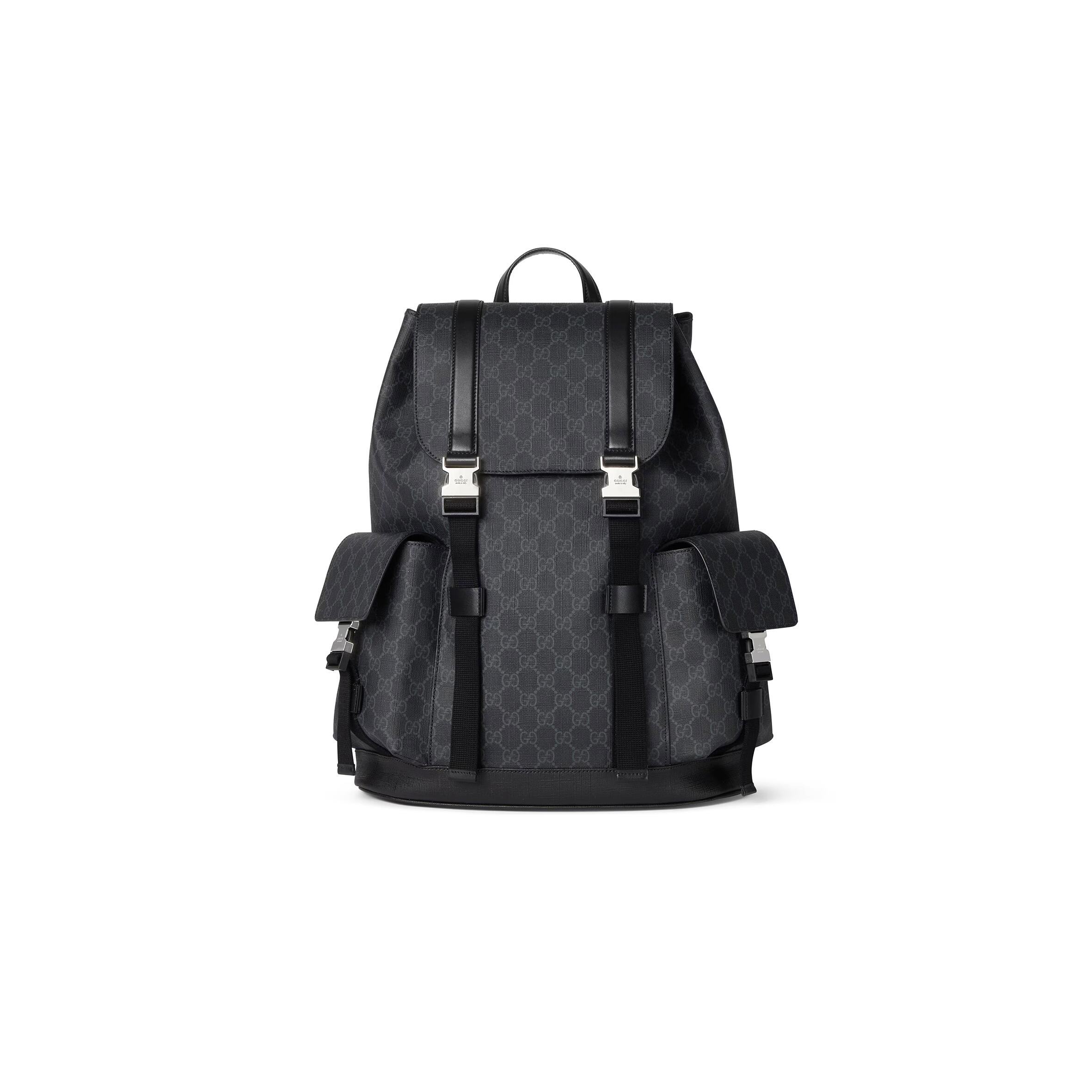 GUCCI GG BLACK LARGE BACKPACK 792080 (46*35*12cm)